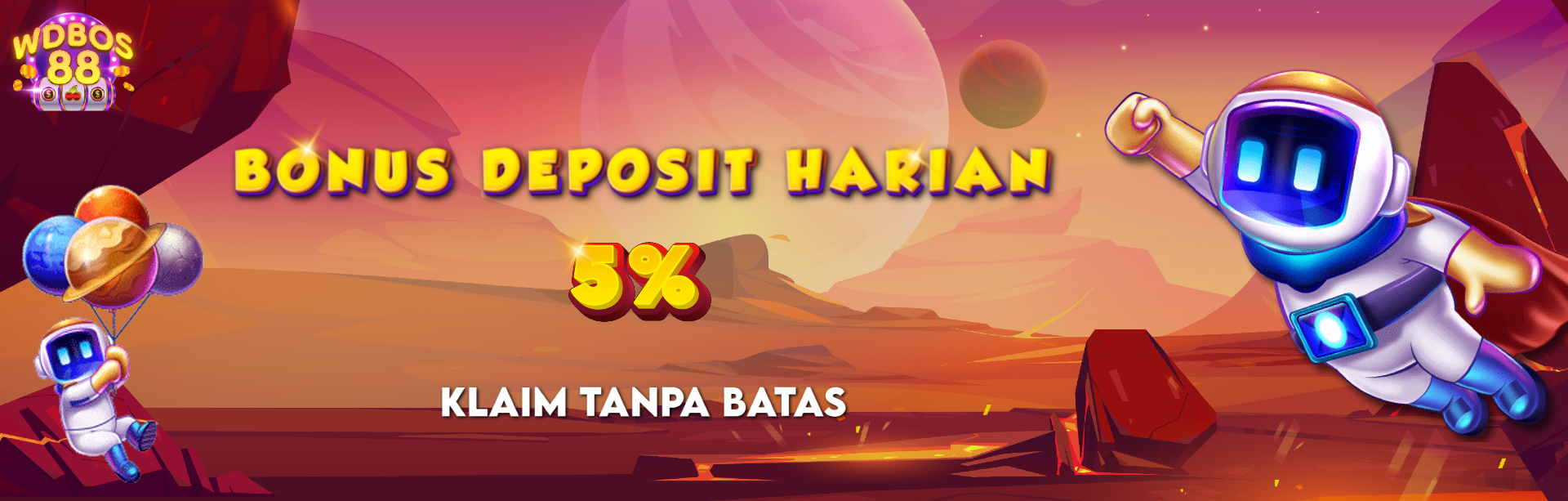 BONUS DEPOSIT 5%