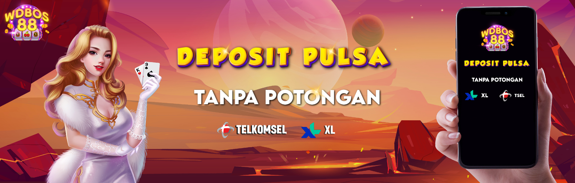 DEPOSIT PULSA TANPA POTONGAN