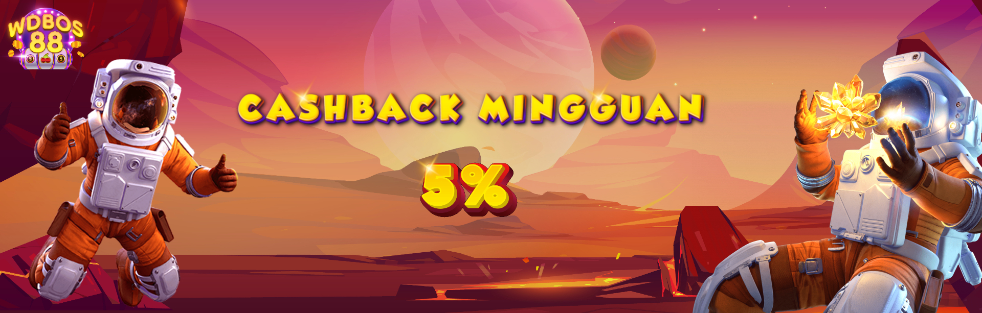 CASHBACK MINGGUAN 5%